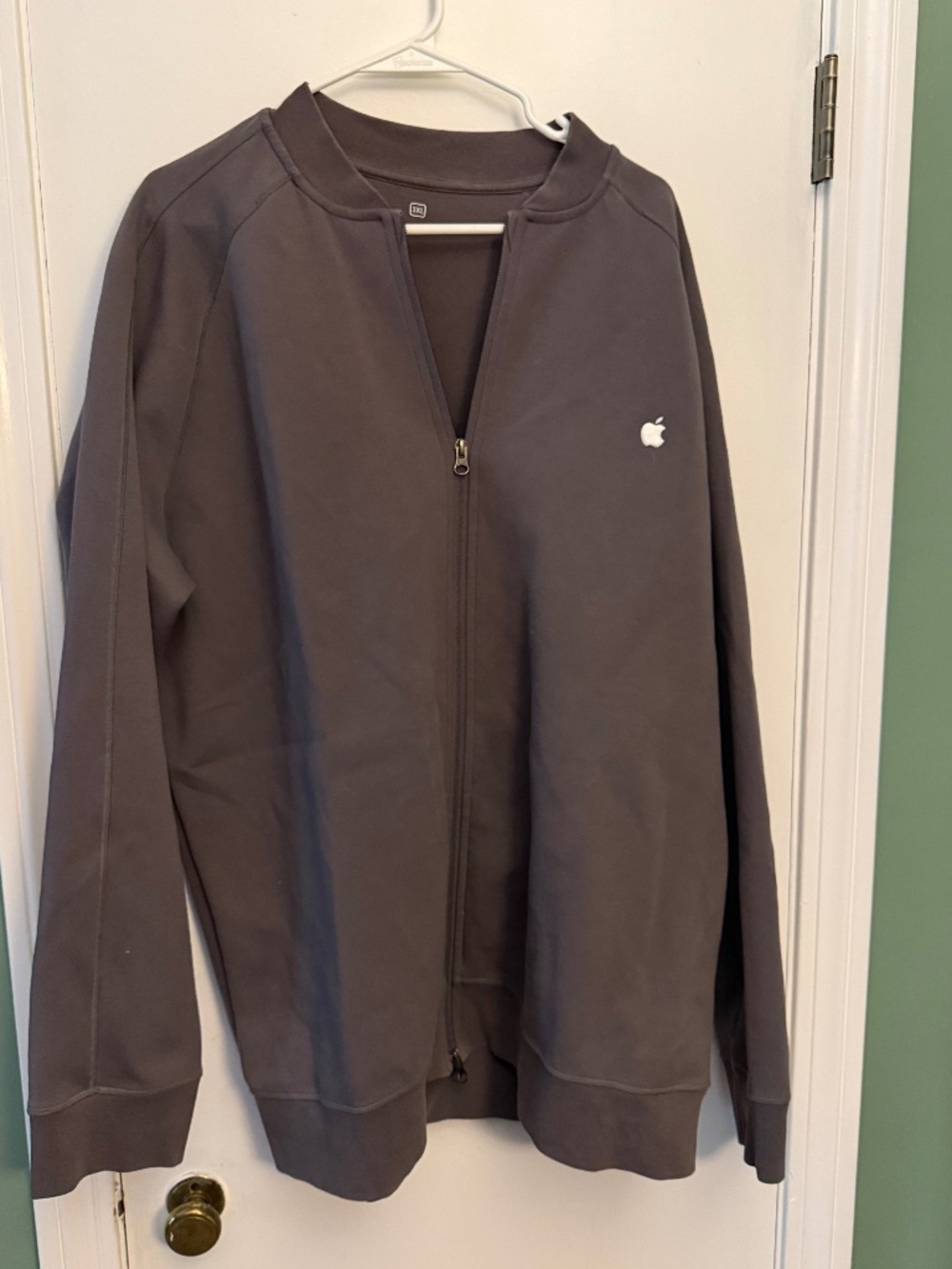 Apple Employee zip up bomber style Jacket